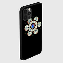 Чехол для iPhone 12 Pro Max Готический витраж из Блуа, цвет: 3D-черный — фото 2