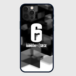 Чехол для iPhone 12 Pro Max Rainbow six cybersport, цвет: 3D-черный