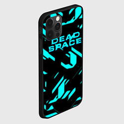 Чехол для iPhone 12 Pro Max Dead space айзек стиль неоновая броня, цвет: 3D-черный — фото 2