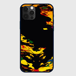 Чехол для iPhone 12 Pro Max Черная абстрактная дыра, цвет: 3D-черный