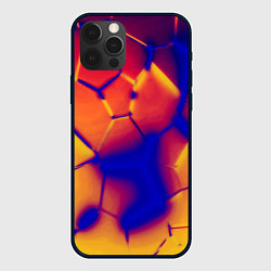 Чехол iPhone 12 Pro Max Плиты разломы сепия негатив