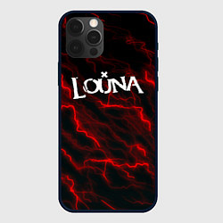 Чехол для iPhone 12 Pro Max Louna storm рок группа, цвет: 3D-черный