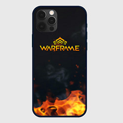 Чехол для iPhone 12 Pro Max Warframe шутер flame, цвет: 3D-черный