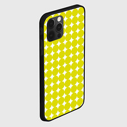 Чехол для iPhone 12 Pro Max Ретро темно желтые круги, цвет: 3D-черный — фото 2