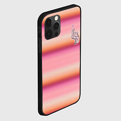 Чехол для iPhone 12 Pro Max Рука-Вещь: текстура свитера Энид из сериала Уэнсде, цвет: 3D-черный — фото 2
