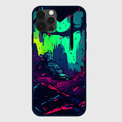 Чехол для iPhone 12 Pro Max Кислотные абстракт, цвет: 3D-черный