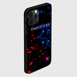 Чехол для iPhone 12 Pro Max Darksiders space logo, цвет: 3D-черный — фото 2