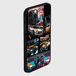 Чехол для iPhone 12 Pro Max Japanese jdm art, цвет: 3D-черный — фото 2