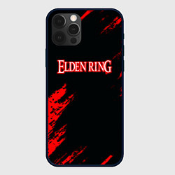 Чехол для iPhone 12 Pro Max Elden ring краски текстура, цвет: 3D-черный