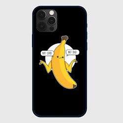 Чехол для iPhone 12 Pro Max Not good - not bad, цвет: 3D-черный