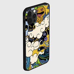 Чехол для iPhone 12 Pro Max Облачные монстры, цвет: 3D-черный — фото 2