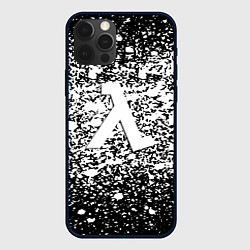 Чехол для iPhone 12 Pro Max Half life splash white, цвет: 3D-черный