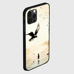 Чехол для iPhone 12 Pro Max Свобода и тишина, цвет: 3D-черный — фото 2