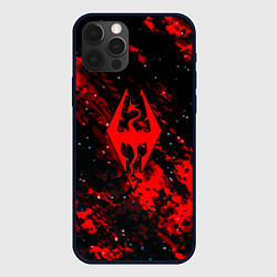 Чехол для iPhone 12 Pro Max Скайрим текстура рпг, цвет: 3D-черный