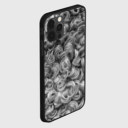 Чехол для iPhone 12 Pro Max Кудрявая шерсть баранов, цвет: 3D-черный — фото 2