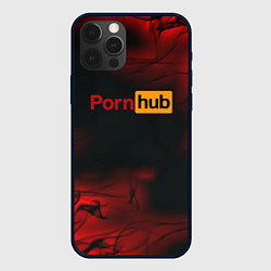 Чехол для iPhone 12 Pro Max Porn hub fire, цвет: 3D-черный