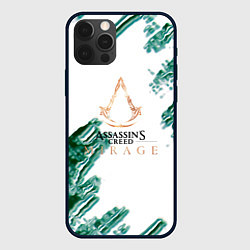 Чехол для iPhone 12 Pro Max Assasins creed mirage game pattern, цвет: 3D-черный