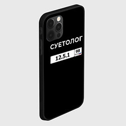 Чехол для iPhone 12 Pro Max На суете 12-5-1, цвет: 3D-черный — фото 2