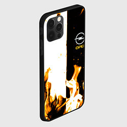 Чехол для iPhone 12 Pro Max Opel огонь текстура, цвет: 3D-черный — фото 2