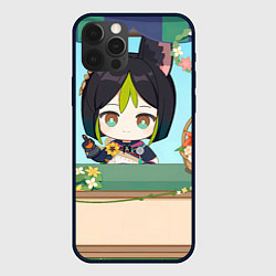 Чехол для iPhone 12 Pro Max Genshin Impact Тигнари, цвет: 3D-черный