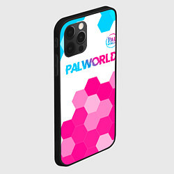 Чехол для iPhone 12 Pro Max Palworld neon gradient style посередине, цвет: 3D-черный — фото 2