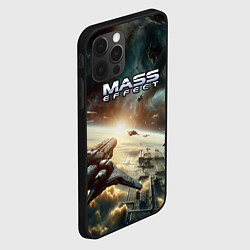 Чехол для iPhone 12 Pro Max Масс эффект - космос, цвет: 3D-черный — фото 2