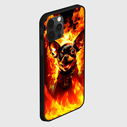 Чехол для iPhone 12 Pro Max Адский Пёс, цвет: 3D-черный — фото 2