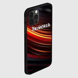 Чехол для iPhone 12 Pro Max Palworld logo black orange, цвет: 3D-черный — фото 2