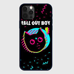 Чехол для iPhone 12 Pro Max Fall Out Boy - rock star cat, цвет: 3D-черный