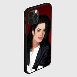 Чехол для iPhone 12 Pro Max Michael Jackson с пантерой и автографом, цвет: 3D-черный — фото 2