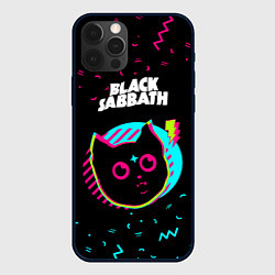 Чехол для iPhone 12 Pro Max Black Sabbath - rock star cat, цвет: 3D-черный