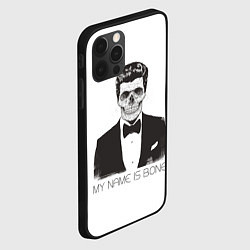Чехол для iPhone 12 Pro Max My name is Bone, цвет: 3D-черный — фото 2