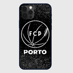 Чехол для iPhone 12 Pro Max Porto с потертостями на темном фоне, цвет: 3D-черный