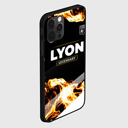 Чехол для iPhone 12 Pro Max Lyon legendary sport fire, цвет: 3D-черный — фото 2