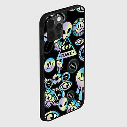 Чехол для iPhone 12 Pro Max Rave gradient, цвет: 3D-черный — фото 2