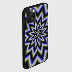 Чехол для iPhone 12 Pro Max Оптическая иллюзия в виде звезды, цвет: 3D-черный — фото 2