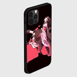 Чехол для iPhone 12 Pro Max Нэдзуко ярость, цвет: 3D-черный — фото 2