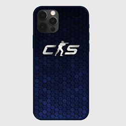 Чехол для iPhone 12 Pro Max Counter Strike 2 - metal logo, цвет: 3D-черный