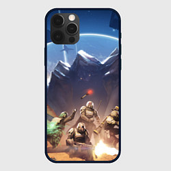 Чехол для iPhone 12 Pro Max Helldivers 2, цвет: 3D-черный