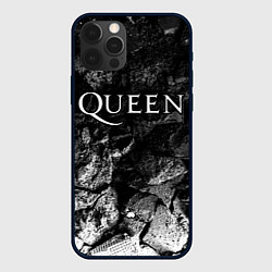 Чехол для iPhone 12 Pro Max Queen black graphite, цвет: 3D-черный