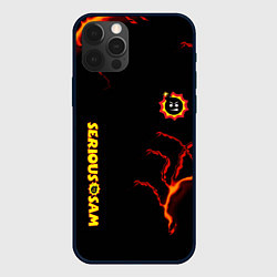 Чехол для iPhone 12 Pro Max Serious Sam game storm, цвет: 3D-черный