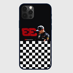 Чехол для iPhone 12 Pro Max Макс Ферстаппен гонщик, цвет: 3D-черный