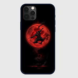 Чехол для iPhone 12 Pro Max Ниндзя кровавой луны, цвет: 3D-черный