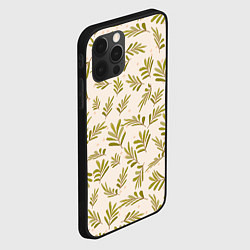 Чехол для iPhone 12 Pro Max Веточки и звезды, цвет: 3D-черный — фото 2