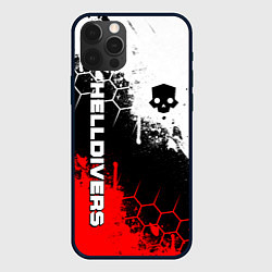 Чехол для iPhone 12 Pro Max Helldivers 2: Skull Logo, цвет: 3D-черный