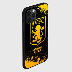 Чехол для iPhone 12 Pro Max Aston Villa - gold gradient, цвет: 3D-черный — фото 2