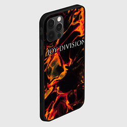 Чехол для iPhone 12 Pro Max Joy Division red lava, цвет: 3D-черный — фото 2