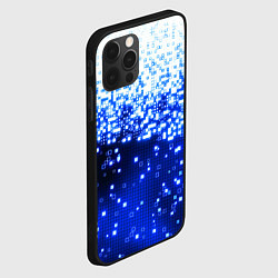 Чехол для iPhone 12 Pro Max Поврежденный цифровой скин - осыпающиеся пиксели, цвет: 3D-черный — фото 2