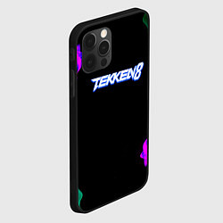 Чехол для iPhone 12 Pro Max Tekken огненный дым текстура, цвет: 3D-черный — фото 2
