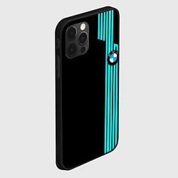 Чехол для iPhone 12 Pro Max BMW sport line geometry, цвет: 3D-черный — фото 2